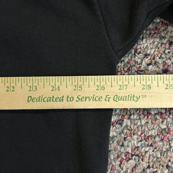 Vintage Santee Womens Black Red Painted Cardinal Winter Christmas Sweatshirt XXL - Picture 10 of 11